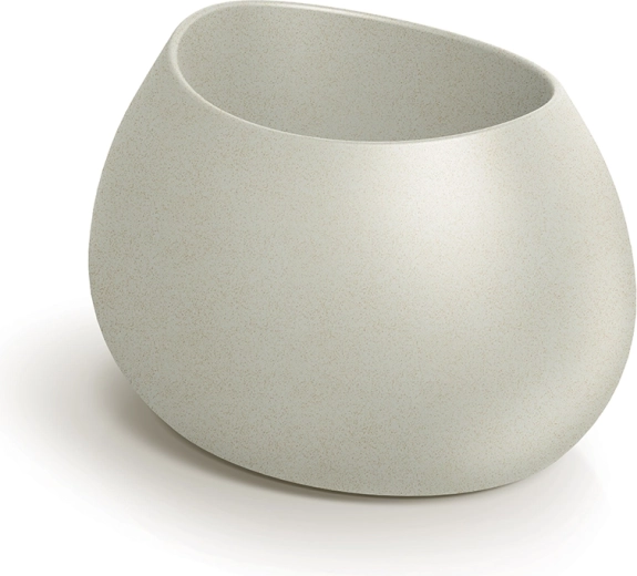 Evolia Planter 60 cm sand – modern plastic window box for home and garden