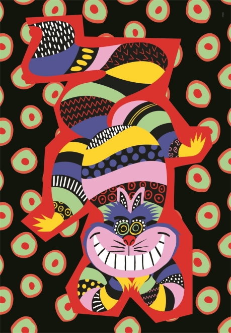 Puzzle 500 pièces disney cheshire cat compact