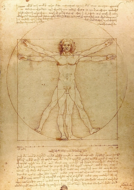 Vitruvian Man Puzzle 1000 Pieces