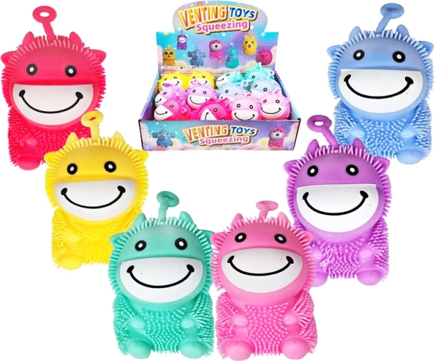 Knijpbare koe met licht – anti-stress speelgoed voor kinderen