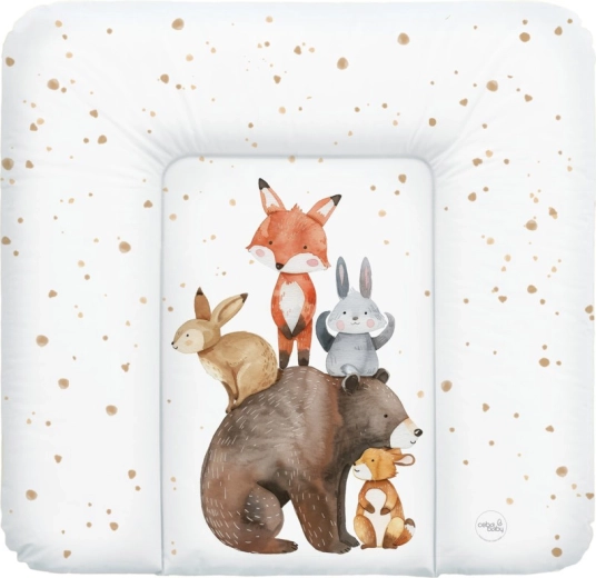 Ceba Baby Soft Changing Mat Basic Forest Friends 75 × 72 cm