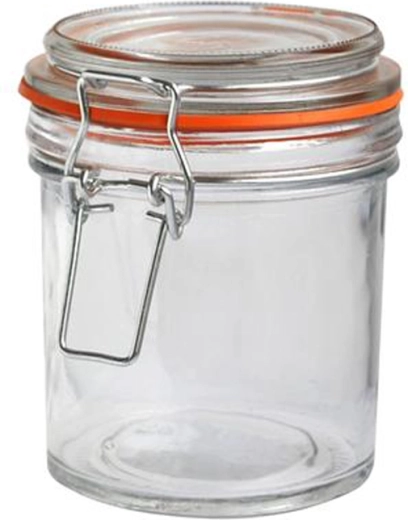 Glazen pot met beugel-sluiting TORO 290 ml