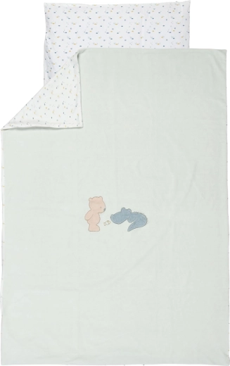 Nattou 2-piece baby bedding 100×140 and 40×60 Romeo, Jules & Sally
