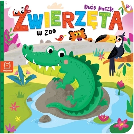 Animals at the Zoo – Large Puzzles and a Book