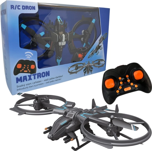 Maxtron RC Drone with Easy Controls and LED Lighting