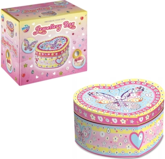 Set voor het maken van een sieradendoos – vlinder/eenhoorn