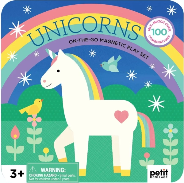 Petit Collage Unicorn Magnetic Play Set