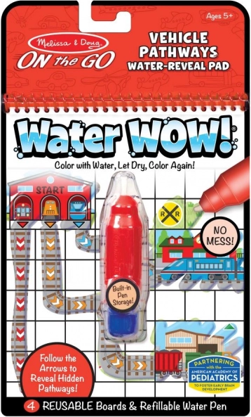 Water Colorings Find the Path – Vehicles WaterWow