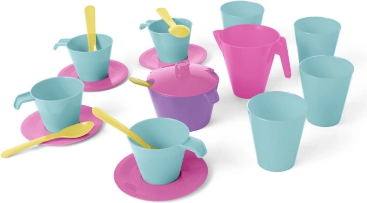 Kids' Dinnerware Set 20 Pieces – Pink Party Time
