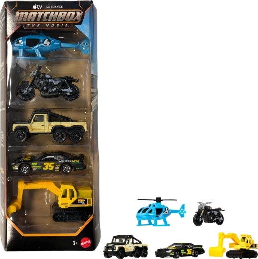 Mattel Matchbox The Movie set of 5 movie-inspired vehicles