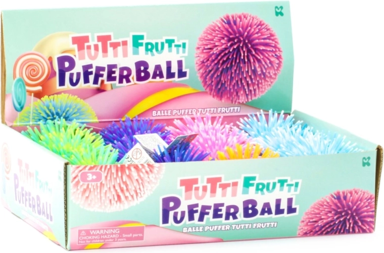 Shaggy sensory ball Tutti Frutti 11.5 cm