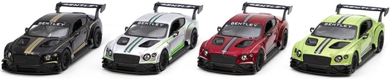Metal toy car Bentley Continental GT3