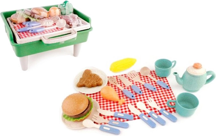 Set de cuisine pour enfants – mini barbecue avec accessoires