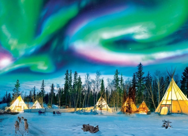 Puzzle Northern Auroras 1000 pieces EUROGRAPHICS