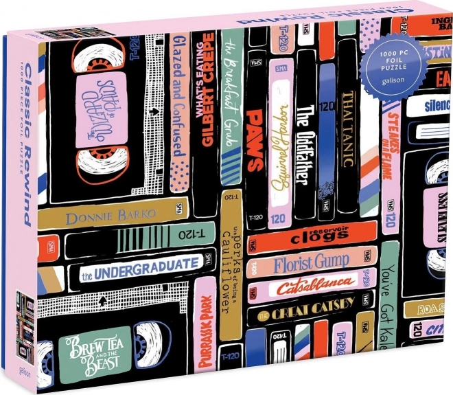 Metallic Puzzle Video Cassettes 1000 Pieces