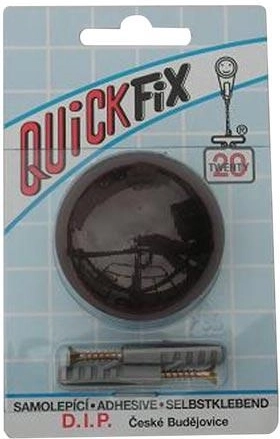 Butée d’amortissement de porte 50 mm marron, 2 pcs