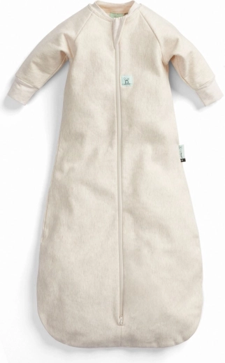 ergoPouch gigoteuse avec manches en coton bio Jersey 1 tog (oatmeal marle) 8–24 mois