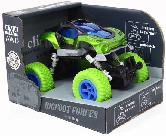 Metalen autootje 4×4 met vering
