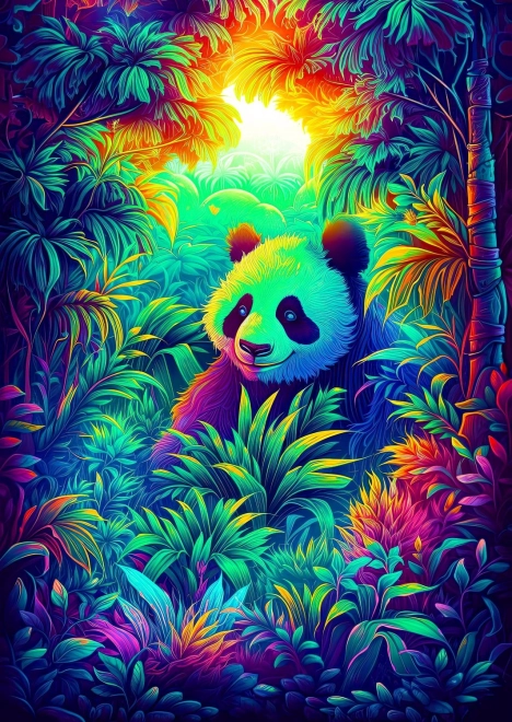 Panda Corner Puzzle 1000 Pieces
