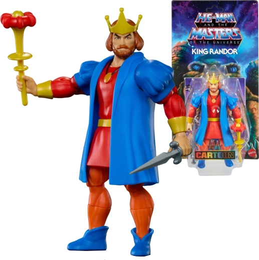 Masters of the Universe Origins – King Randor figure with sword and scepter