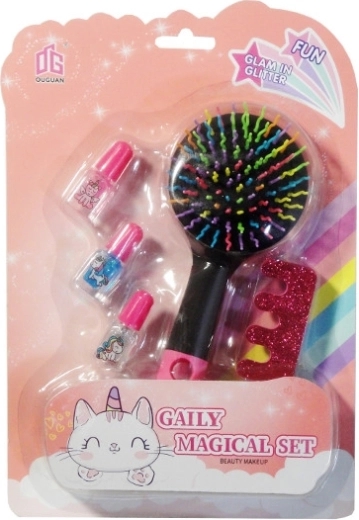 Coffret beauté pour filles avec vernis pailletés