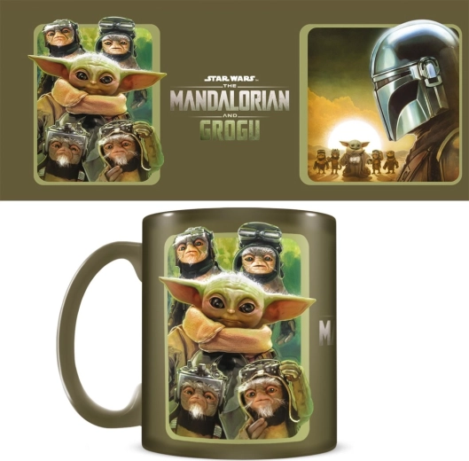Coffret cadeau Star Wars Mandalorian et Grogu – mug, dessous de verre et porte-clés