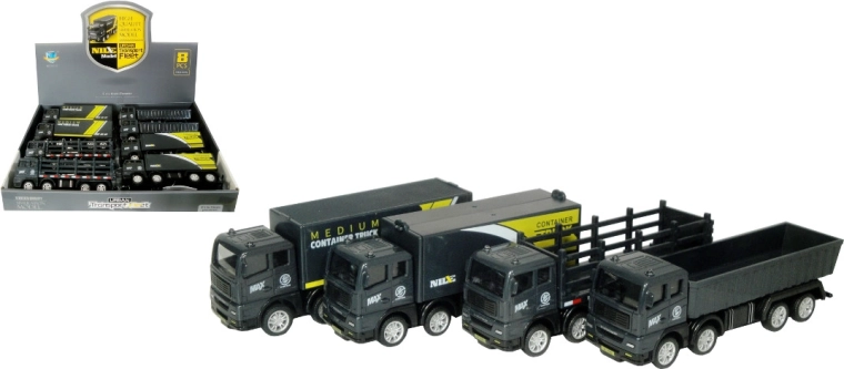 Camion utilitaire à inertie avec éléments mobiles