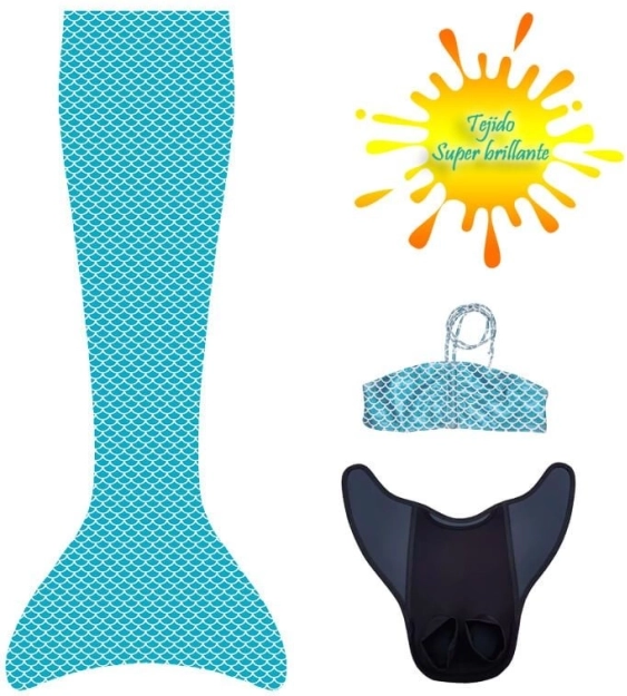 Mermaid Fin Aquaris for Swimming Brise + Bikini