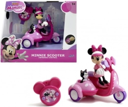 RC scooter MINNIE met zijspan en figuurtjes