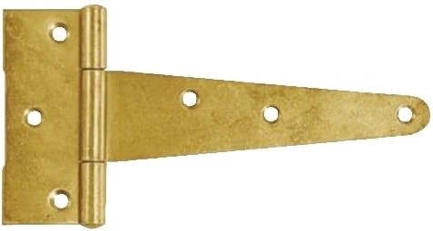 Charnière triangulaire 150 × 35 × 80 × 2 mm, acier zingué jaune