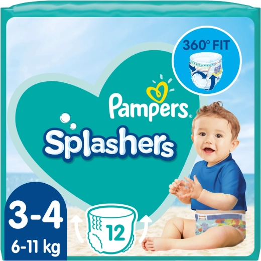 Pampers Splashers zwemluiers maat 3 (12 stuks) 6–11 kg