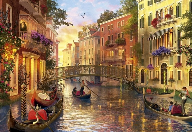 Puzzle Educa Crépuscule à Venise - Puzzle 1500 Pièces