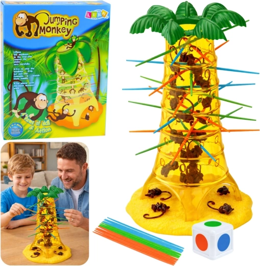Family skill game Tumbling Monkeys – palm tree