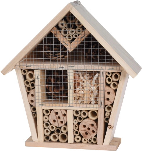 Houten insectenhotel 25 × 10,5 × 29,5 cm