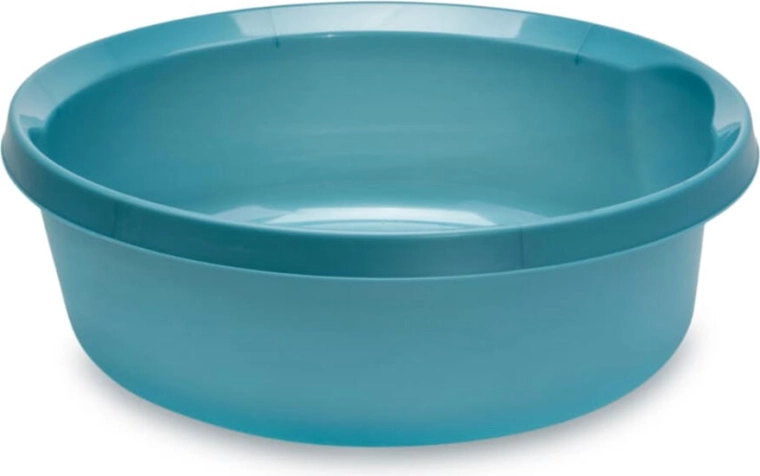 Plastic Wash Basin Matt 31 cm, 6 l – color mix