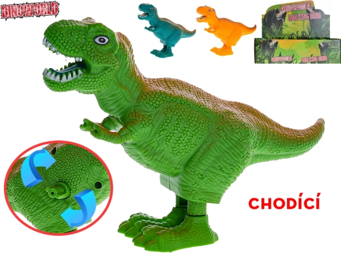 Aufzieh-Dinosaurier T‑Rex Dinoworld 16 cm