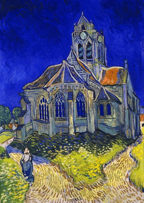 Puzzle Vincent van Gogh – The Church at Auvers 1000 pieces