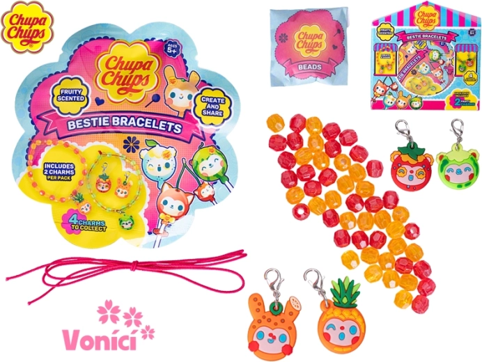 Chupa Chups bracelets d’amitié parfumés pour enfants (2 pièces)
