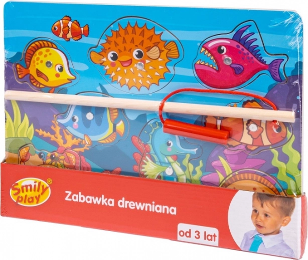 Wooden Puzzle Fishing, Magnet