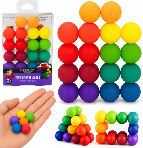 Montessori Magnetic Color Balls – Logic and Anti-Stress Game