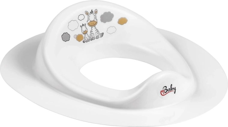 Réducteur de toilettes pour enfants MALTEX Zebra blanc