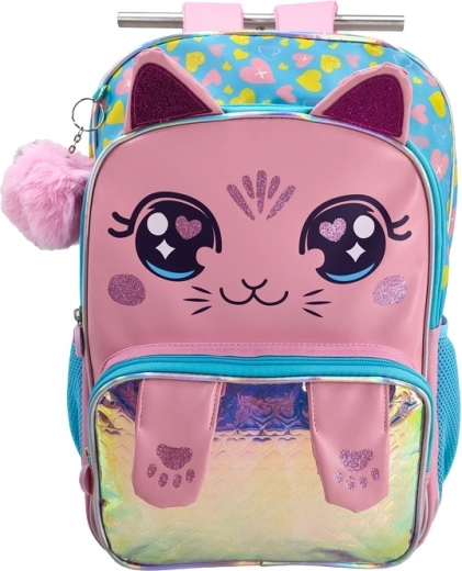 Children's school backpack Pink Cat 42 cm