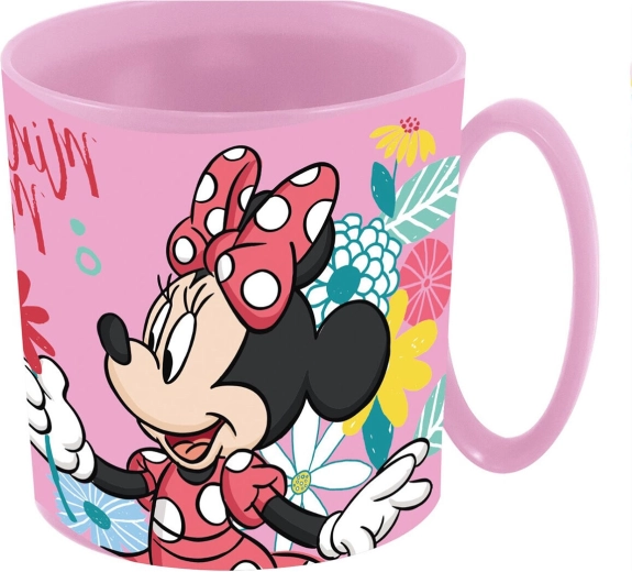 Kinderbecher 350 ml Minnie Kunststoff rosa