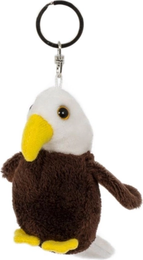 Plush Eagle Keychain 9 × 6 cm
