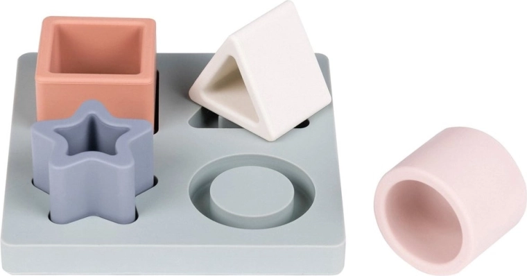 Nattou Silikon-Steckspiel 12 × 12 cm