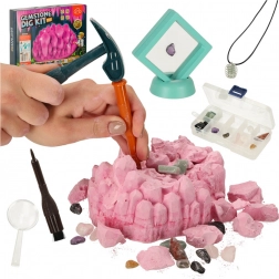 Edelsteenopgravingen – wetenschappelijke kinderset met mineralen