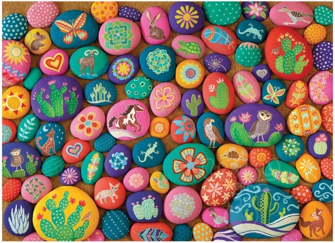 Puzzle Painted Stones of the Southwest COBBLE HILL 1000 pieces