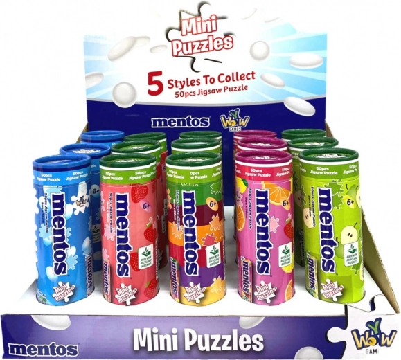 Mini puzzle Mentos 50 pieces