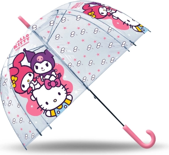 parapluie manuel transparent Hello Kitty