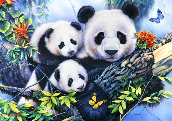 Panda Family Puzzle 1000 Pieces